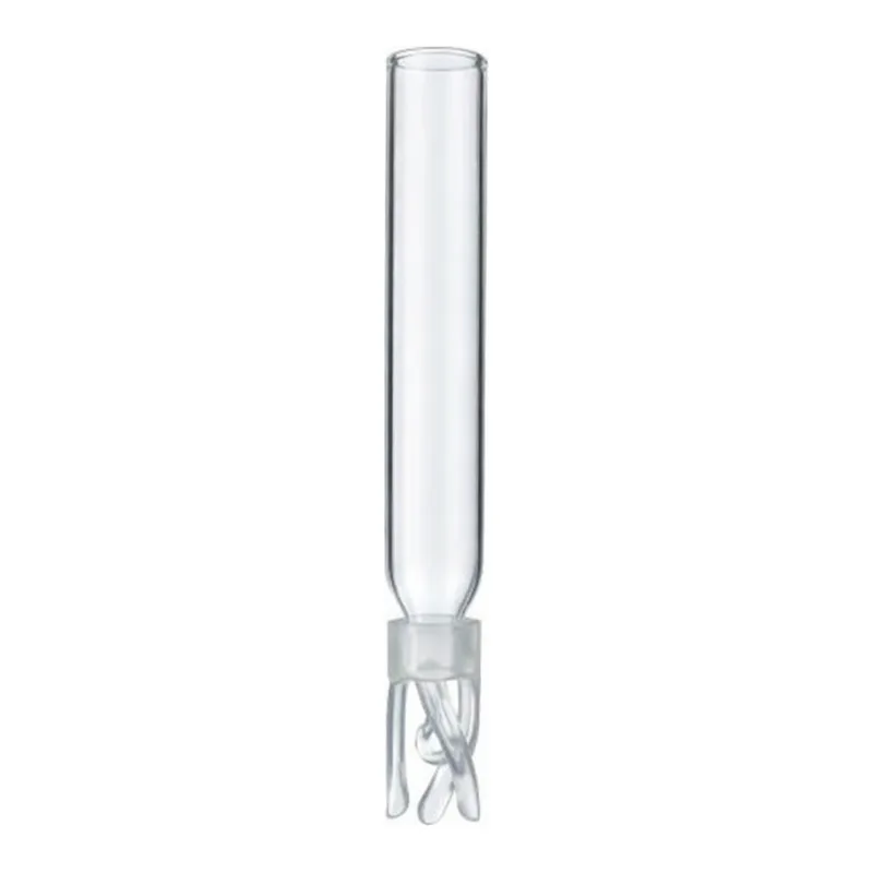 Restek Vial Inserts, 100ul Glass LV w/PP Bot Spring Pack of 100