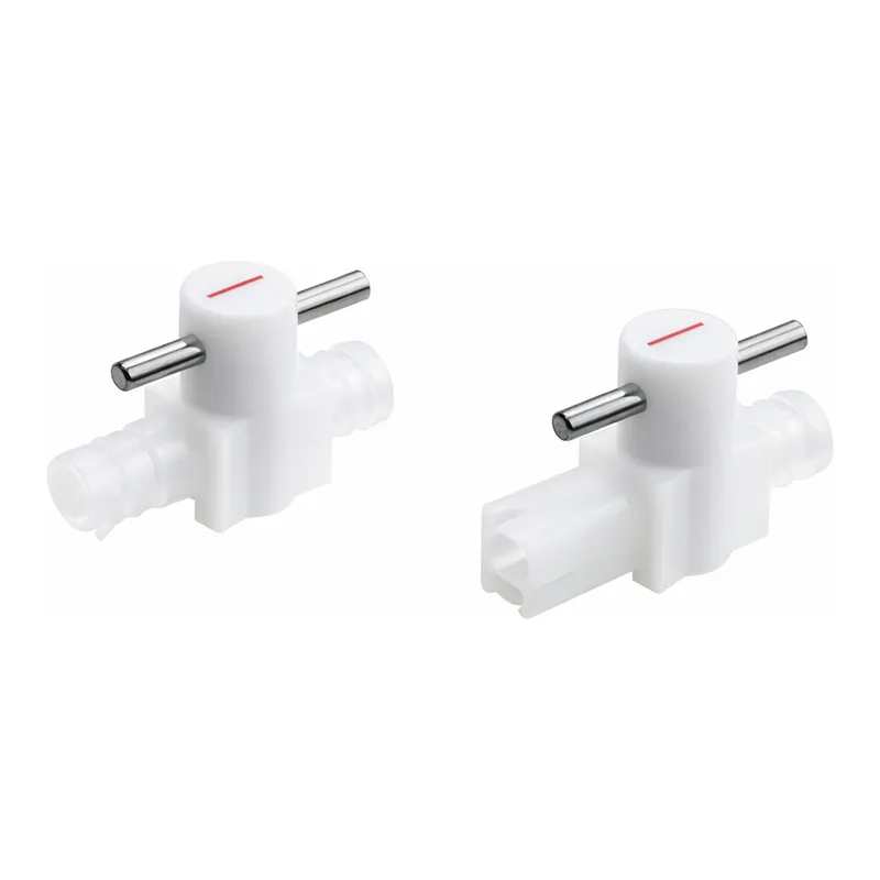 AS ONE CTFE Chemical Resistant Luer Cock, 내약품성 루어콕 CTFE