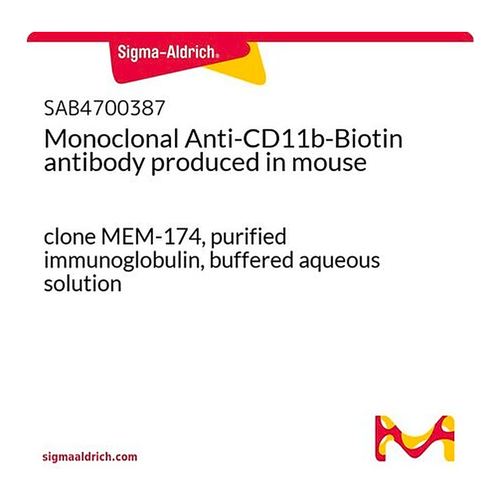 Merck Monoclonal Anti-CD11b-Biotin antibody produced in mouse