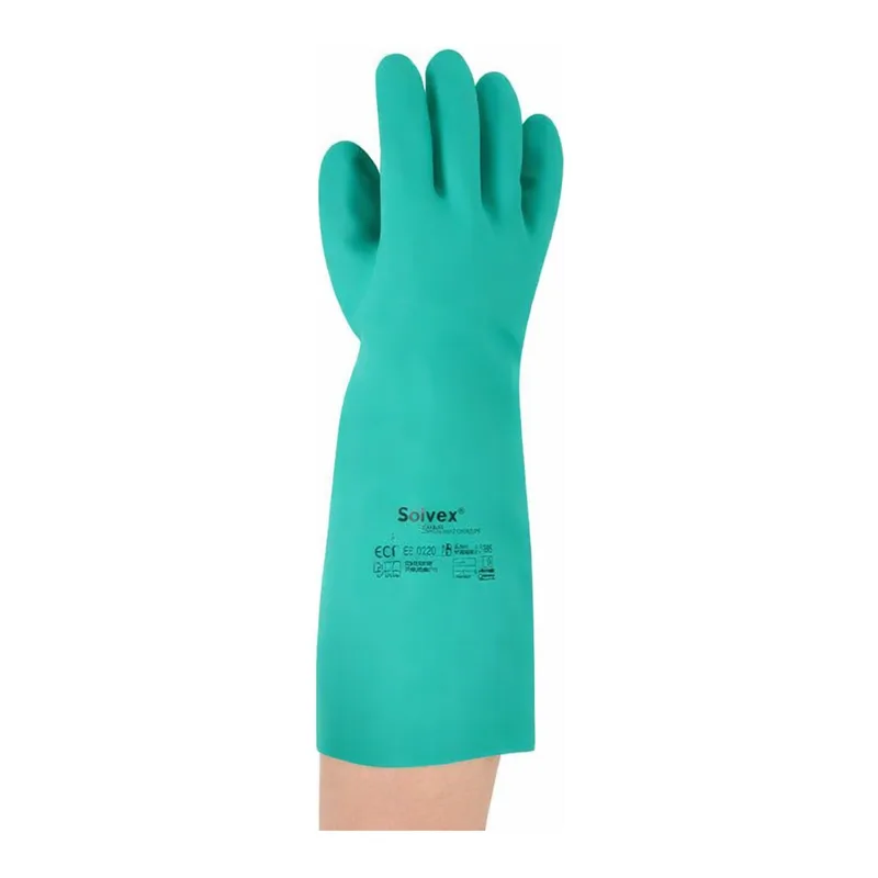 Alphatec Solvex
Nitrile Chemical Resistance Glove 솔벡스 니트릴 내화학 글러브