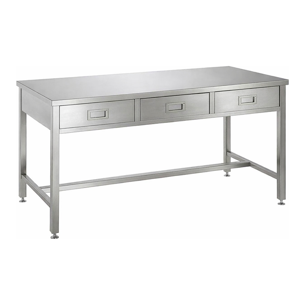 SUS Working Table for Clean Room 클린룸용 작업대, with Drawer