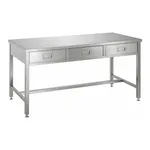 SUS Working Table for Clean Room 클린룸용 작업대, with Drawer