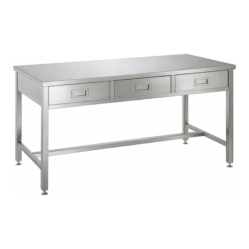 SUS Working Table for Clean Room 클린룸용 작업대, with Drawer