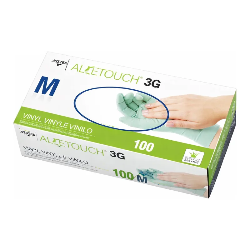 Aloetouch 3G PF Vinyl Glove 알로에 터치 비닐 글러브, 3 Generation, Powder Free