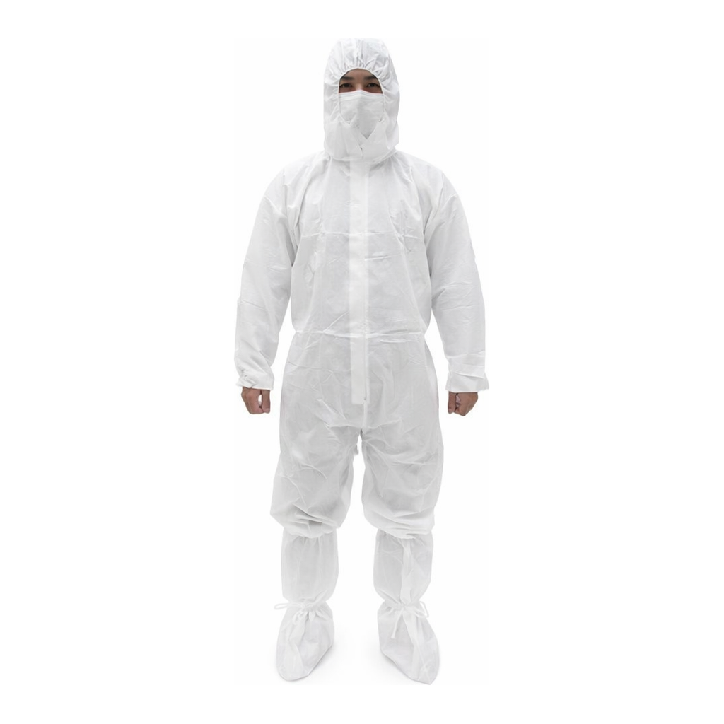 Disposable Dust Protection Coverall, Sterile 일회용 분진 방지용 멸균 작업복, Gamma Irradiation