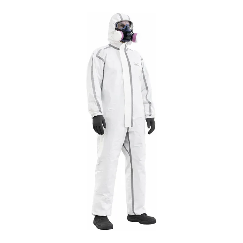Disposable Chemical Splash & Spraying Protection Coverall, SPACEL C4 일회용 오염 및 화학물질 분무방지용 보호복