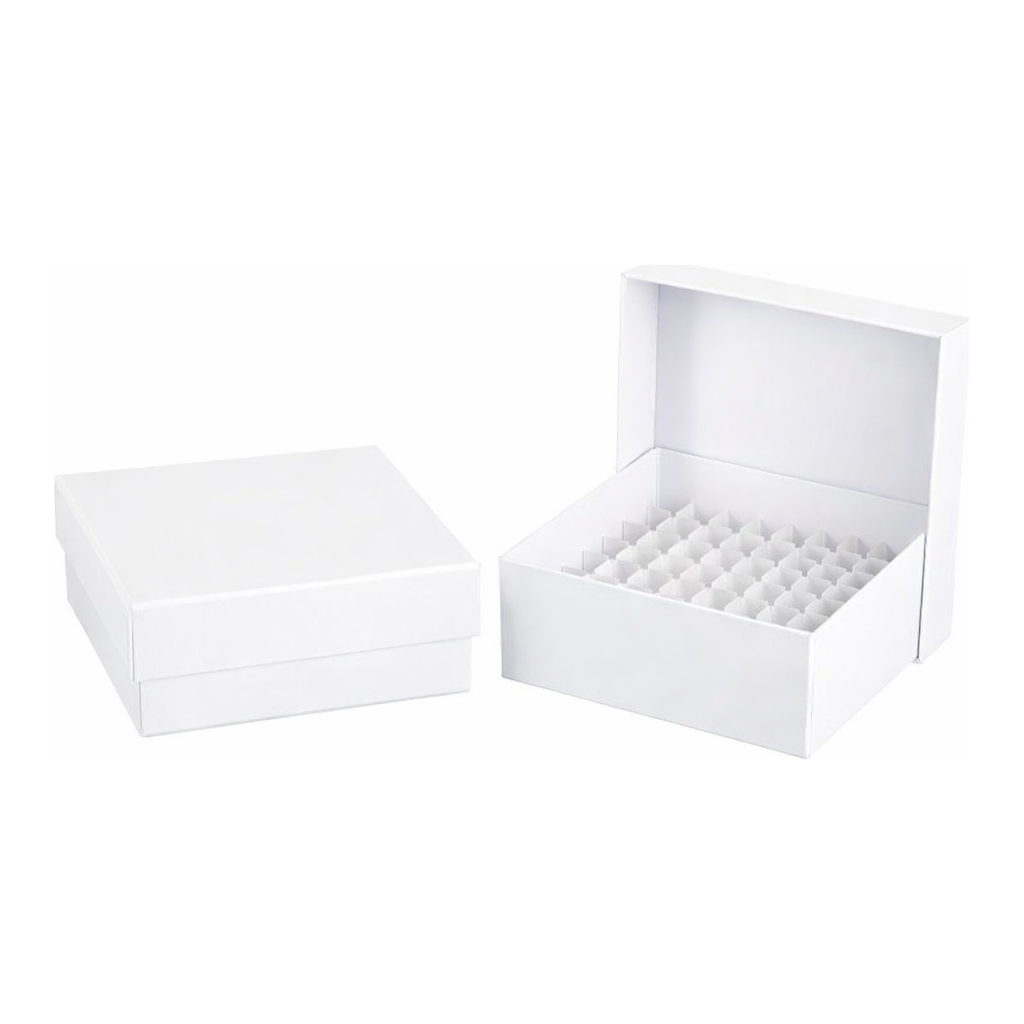 Card Board Freezer Box 냉동 보관 종이 박스, 81-holes