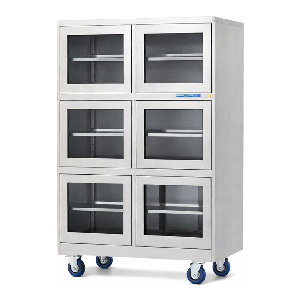 Auto Desiccator Cabinet, Stainless Steel 스테인레스 자동 습도 조절 데시케이터, 2% RH