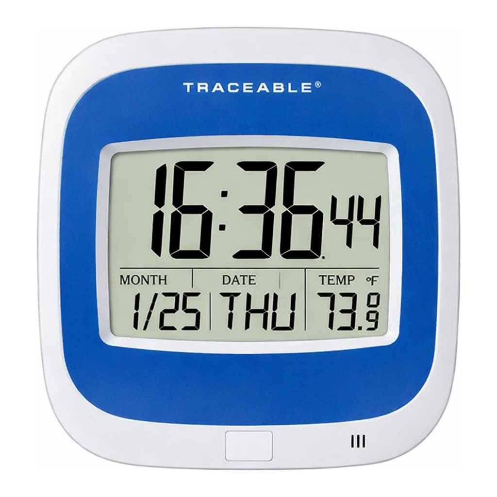 Calender Thermometer Clock 디지털 벽걸이형 시계, 온도 & 달력