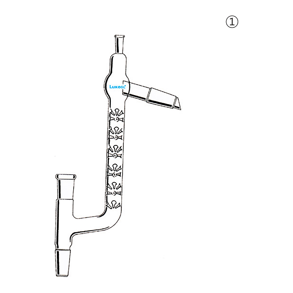 Claisen Vigreux Distillation Head 비그럭스형 증류 헤드, LukeGL