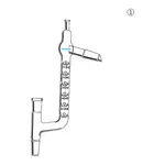 Claisen Vigreux Distillation Head 비그럭스형 증류 헤드, LukeGL