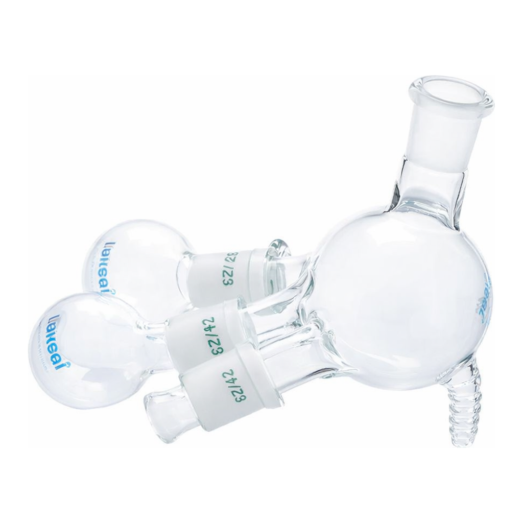 Cow Type Distillation Receiver 코우형 진공 증류 수기와 어댑터, LukeGL