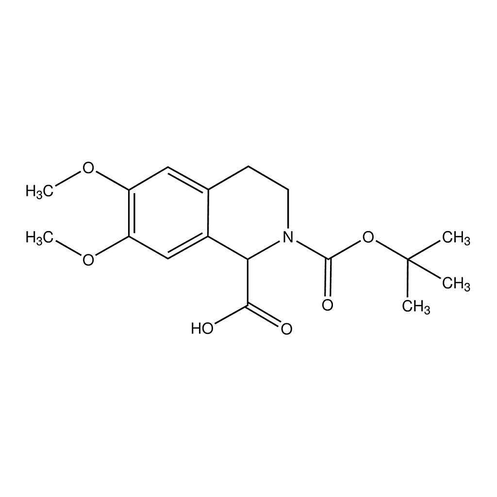 Merck 6,7-Dimethoxy-3,4--1H-isoquinoline-1-dicarboxylic acid 2-tert-butyl ester