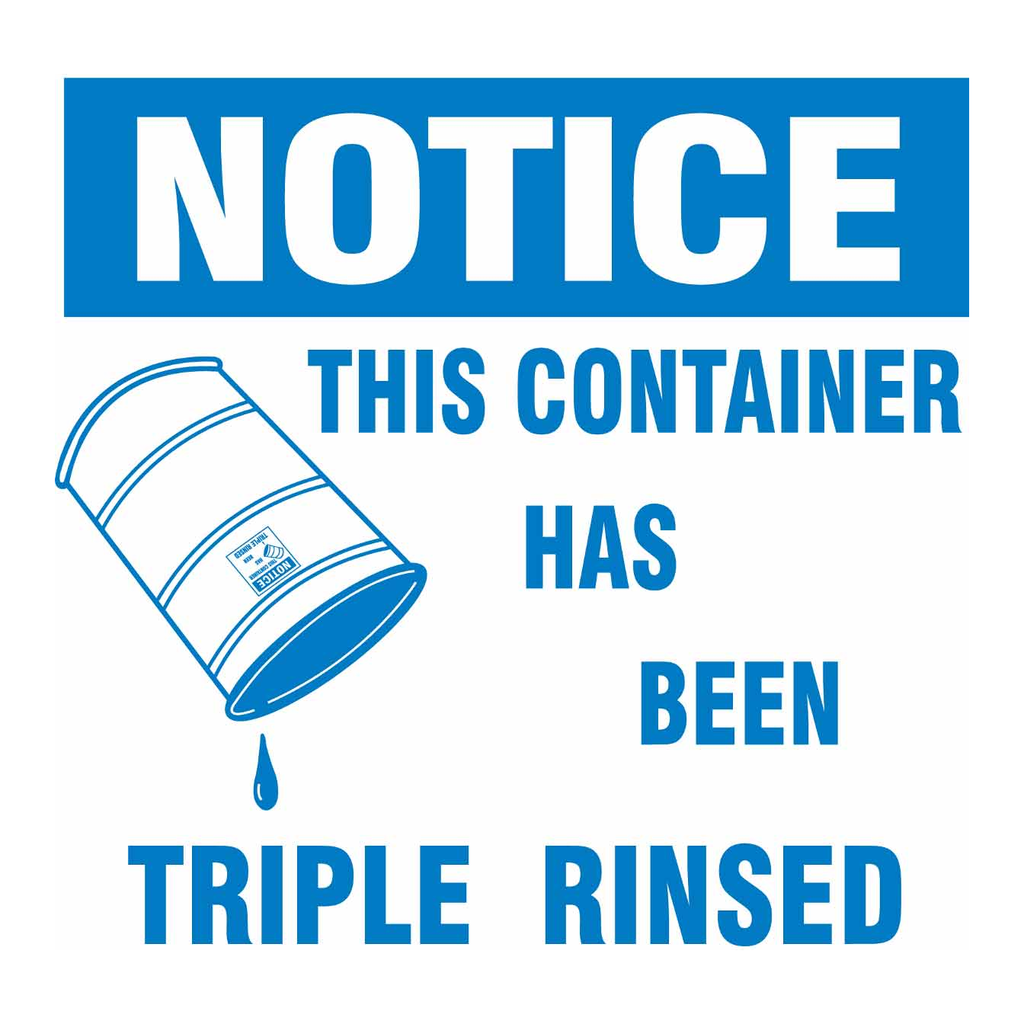 Brady NOTICE Drum Labels
