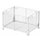 AS ONE Folding Stainless Steel Basket 350 x 250 x 216 mm