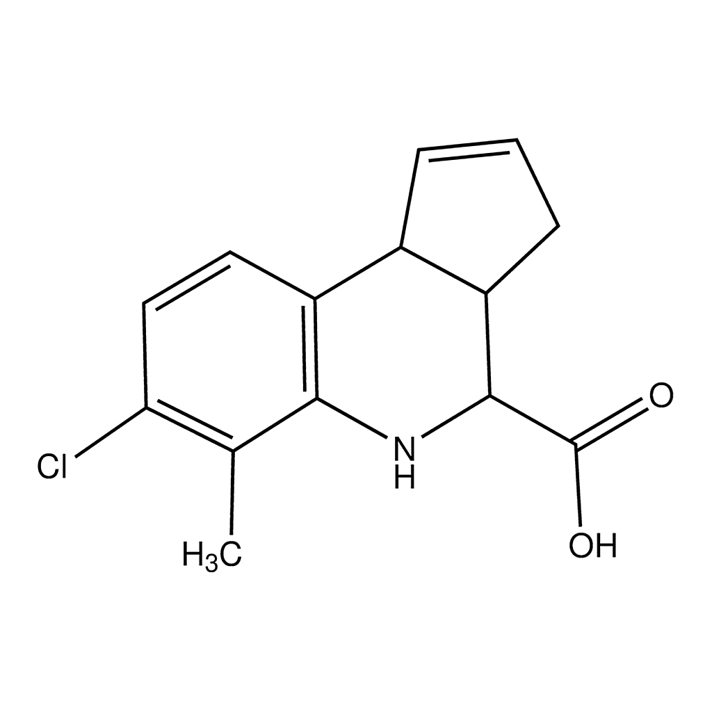 Merck 7-Chloro-6-methyl-3a,4,5,9b-tetrahydro-3H-cyclopenta[c]quinoline-4-carboxylic acid