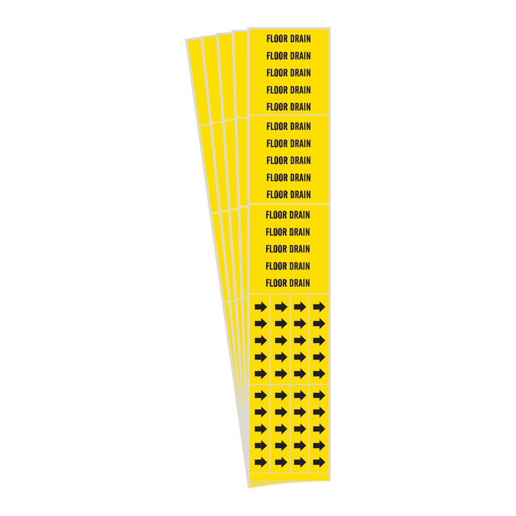 Brady FLOOR DRAIN Pipe Marker