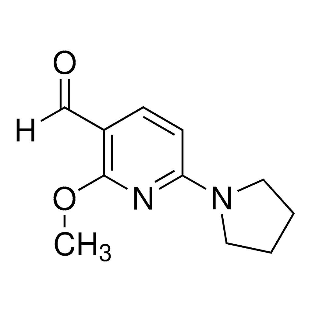 Merck 2-Methoxy-6-(pyrrolidin-1-yl)nicotinaldehyde