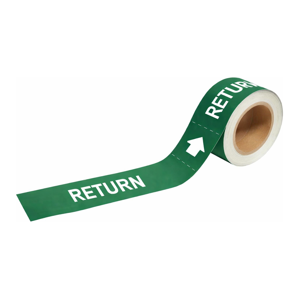 Brady RETURN Pipe Markers-To-Go