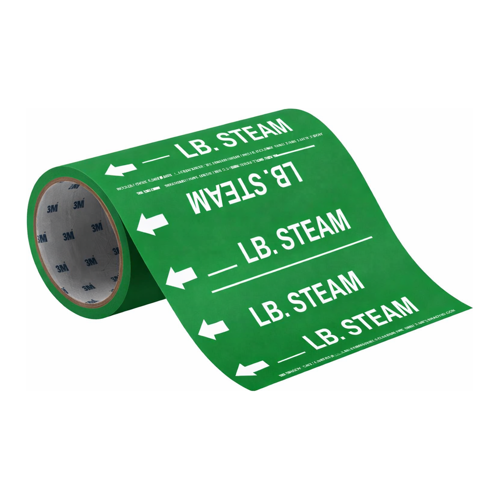 Brady ____LB. STEAM Roll Form Pipe Marker
