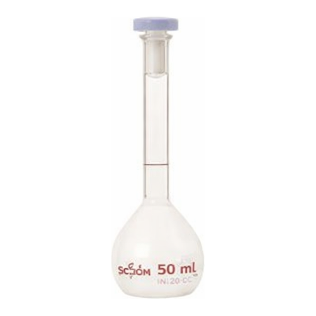 Merck Azlon Clear PMP Volumetric Flask with PPE Stopper