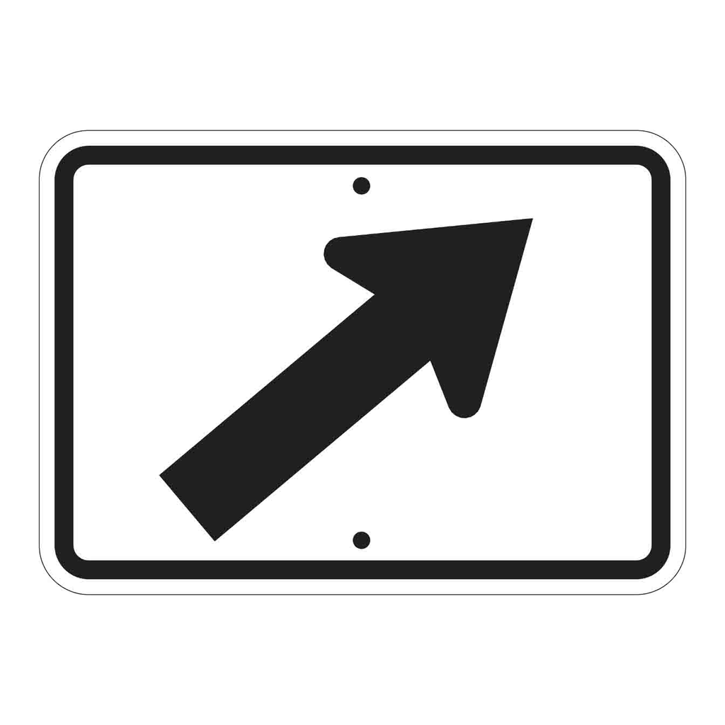 Brady Up Right Arrow Sign