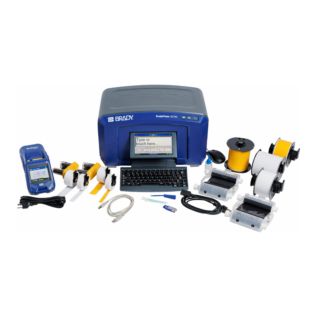 Brady S3700 and M611 Printer and Label Kit with Software