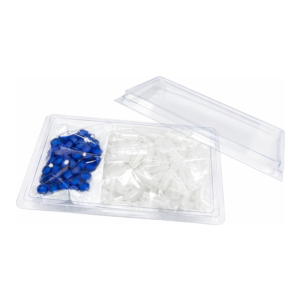 Thermo Fisher Scientific SureSTART Specification Certified Propylene Vial Insert and Cap Kits, Level 1 Everyday Analysis