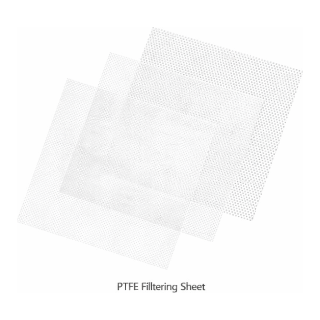 Daihan Science PTFE Teflon Filtering Sheet, 0.5mm Thick, holes Φ0.75mm~1.5mm, 30×30cm or 30×100