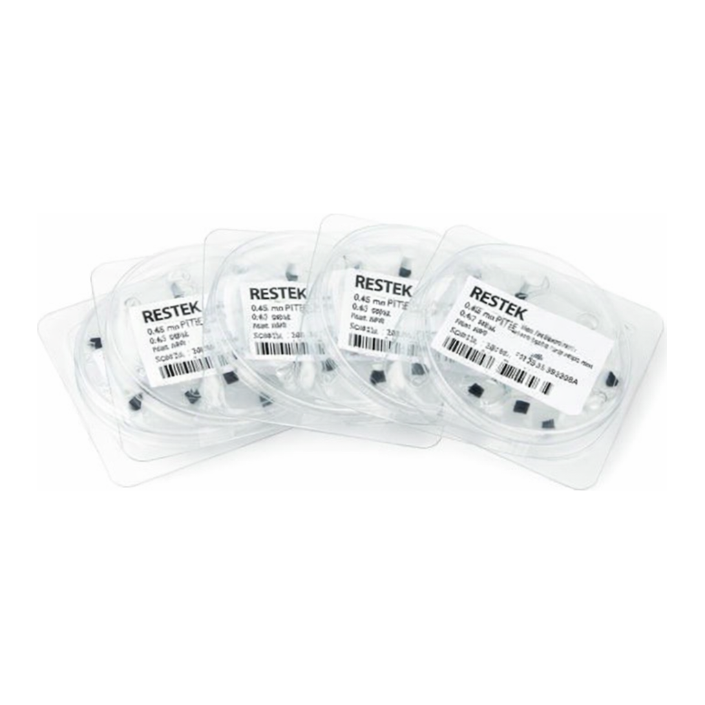 Restek Ferrule,Vespel/Graphite, VG1, 85% Vespel/15% Graphite Standard, 1/16in, 0.8mm ID, 50-pk.