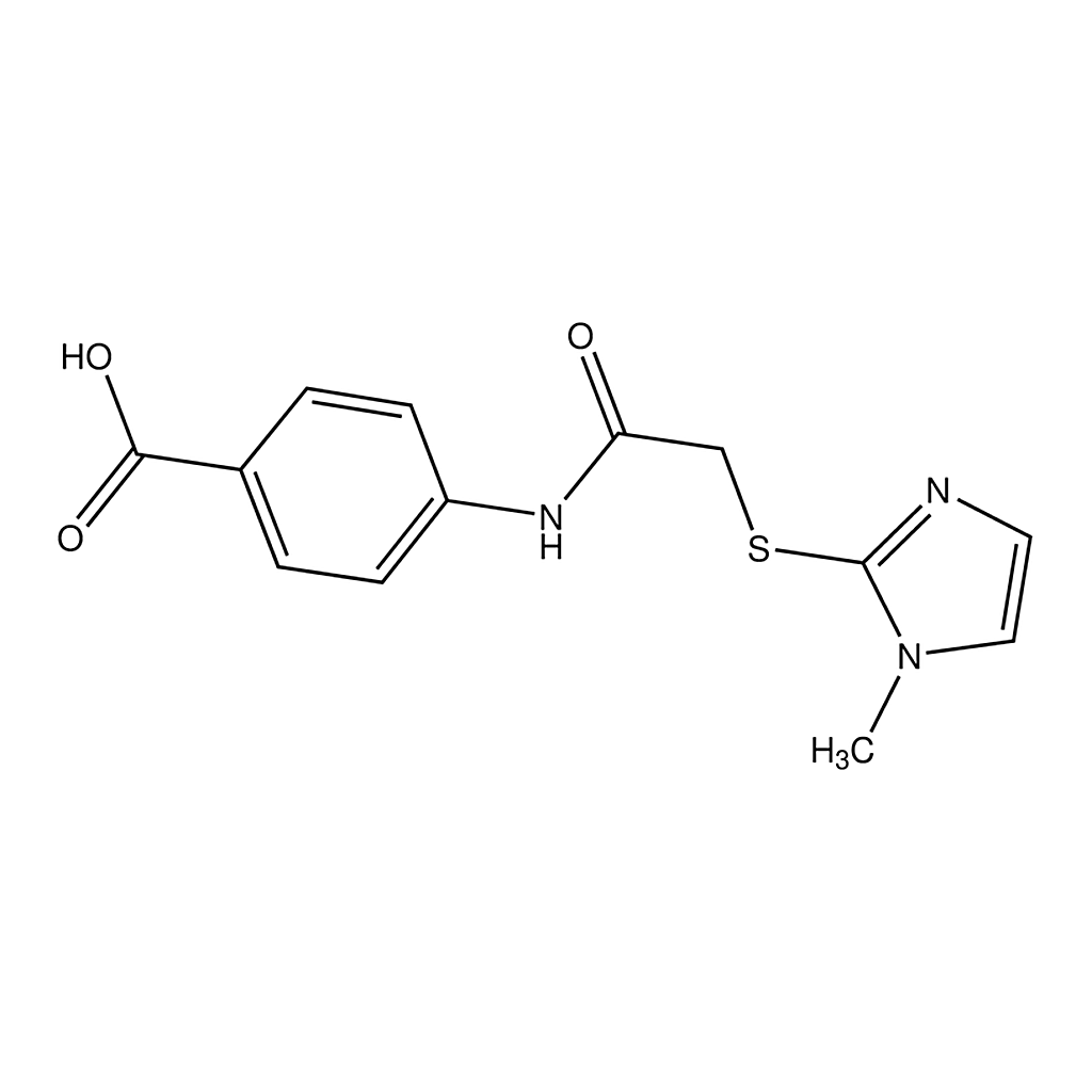 Merck 4-({[(1-Methyl-1H-imidazol-2-yl)thio]acetyl}amino)benzoic acid