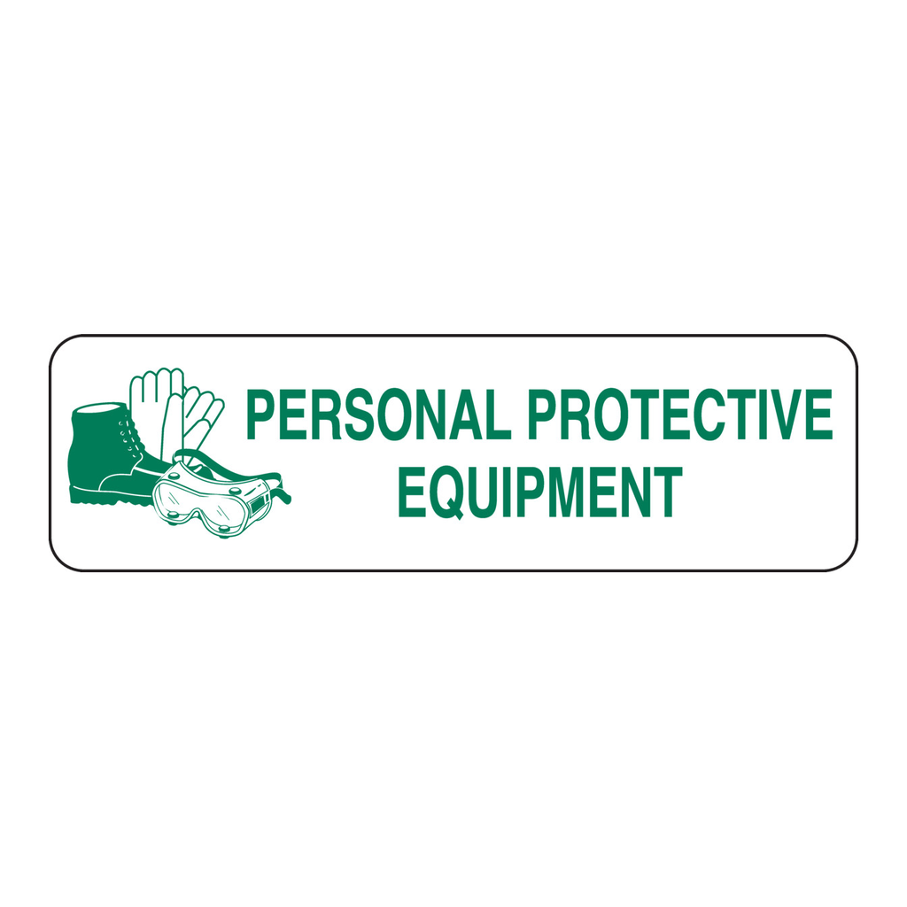 Brady PERSONAL PROTECTIVE EQUIPMENT Label
