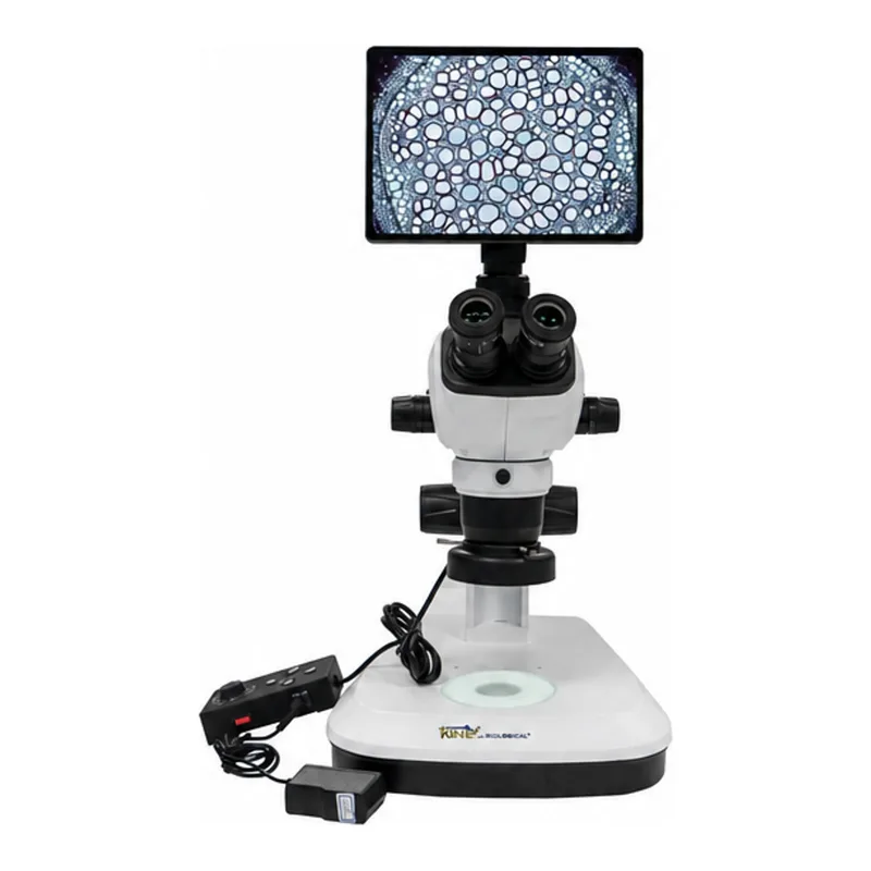 Trinocular Stereo Microscope with LED Light & 10.5" Android Smart Display