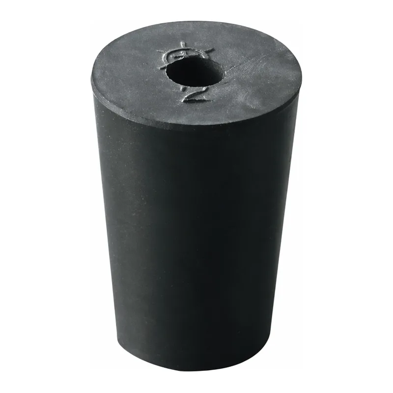 AS ONE Rubber Plug with Hole(Viton® Plug), 구멍 고무마개(바이톤 마개)