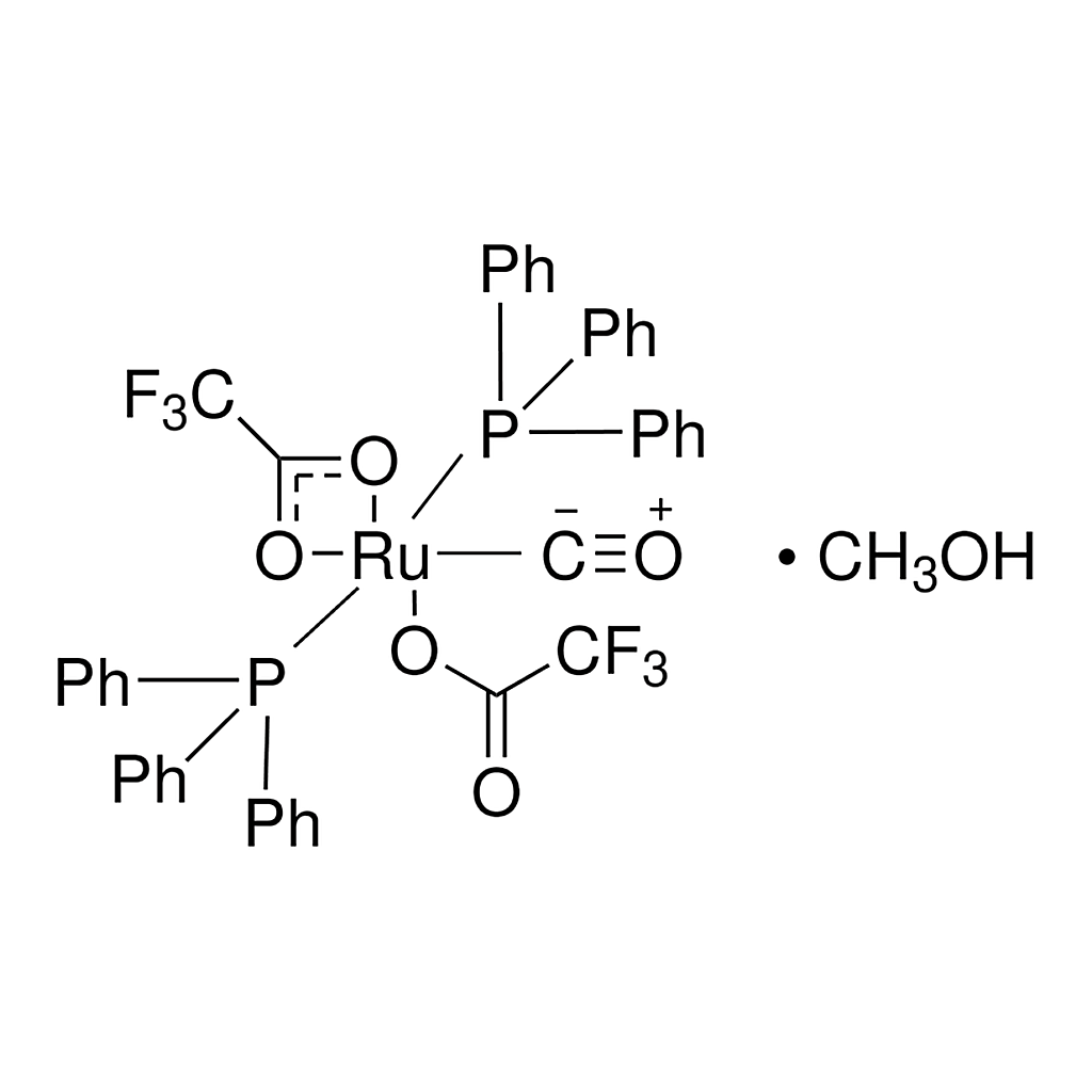 Merck Bis(trifluoroacetato)carbonylbis(triphenylphosphine)ruthenium(II) methanol adduct