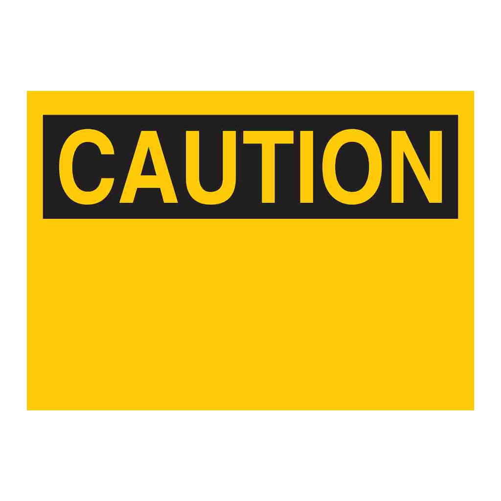 Brady CAUTION Sign