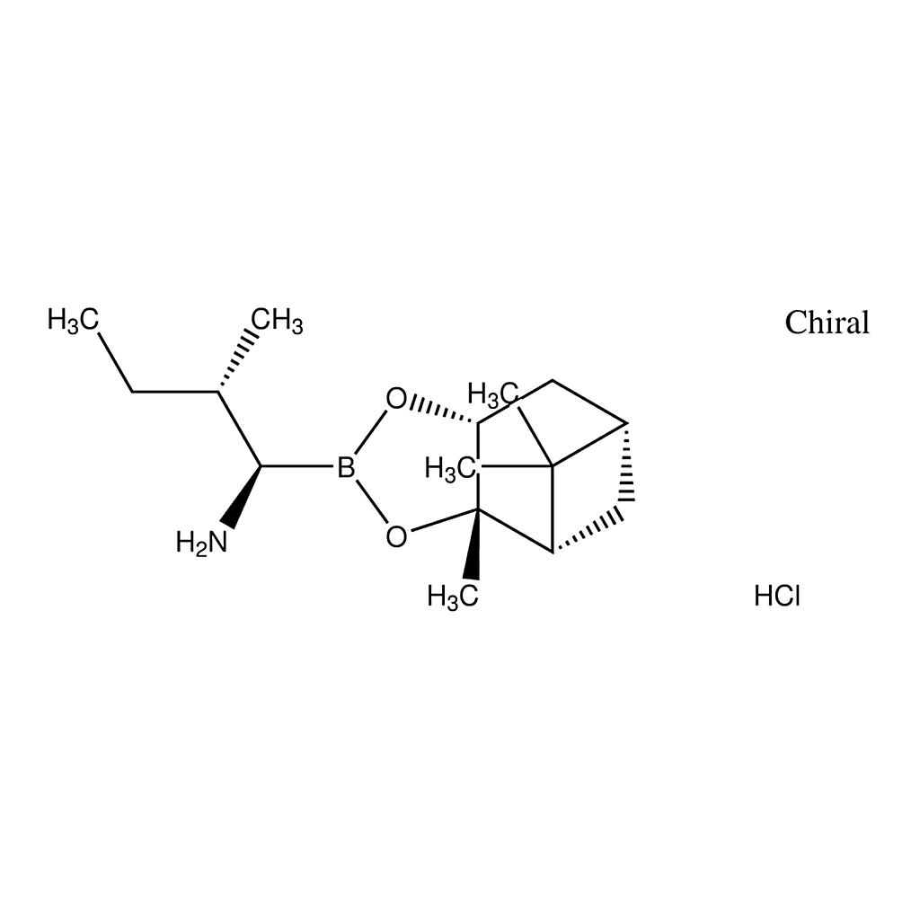Merck (R)-Boroisoleucine (1S,2S,3R,5S)-(+)-2,3-pinanediol ester hydrochloride