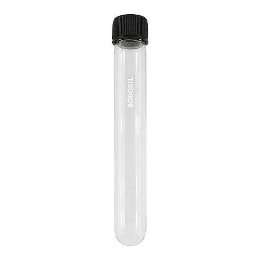 AS ONE Screw Mouth Test Tube (Round Bottom Transparent), 나사구 시험관(둥근 바닥·투명)