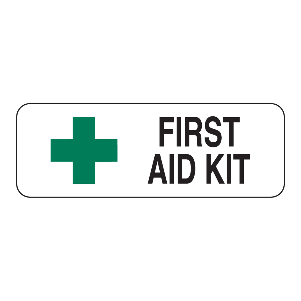 Brady First aid kit sign