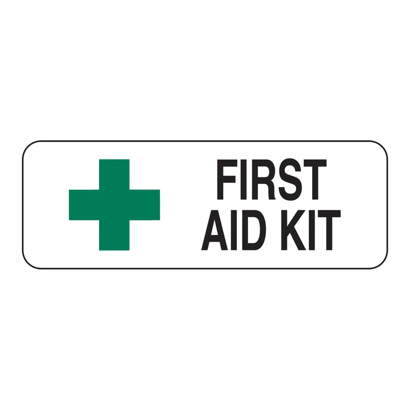 Brady First aid kit sign