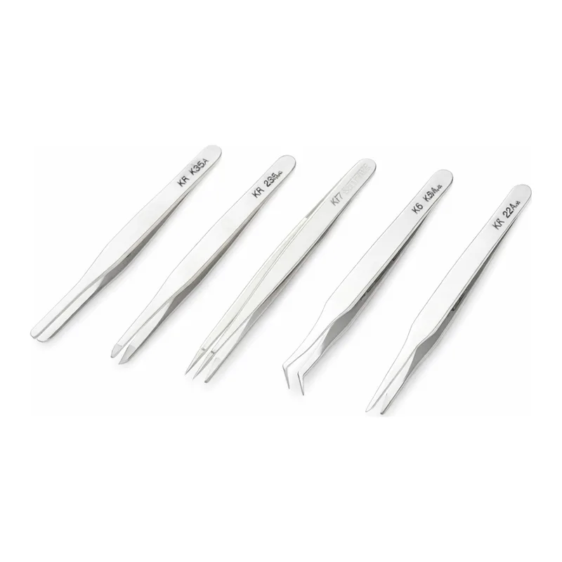 AS ONE Acid Resistant Tweezer (SCC), 내산성 핀셋(내산·비자성타입)(표면세척·클린팩)