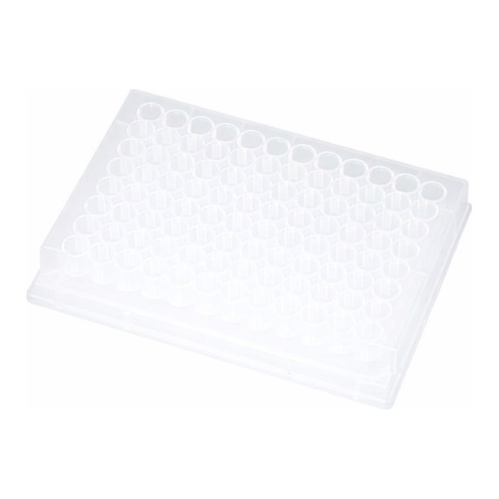 Restek 0.45mL 96-Well Plates, 20-pk, Non-Sterile Round Well, Conical Bottom