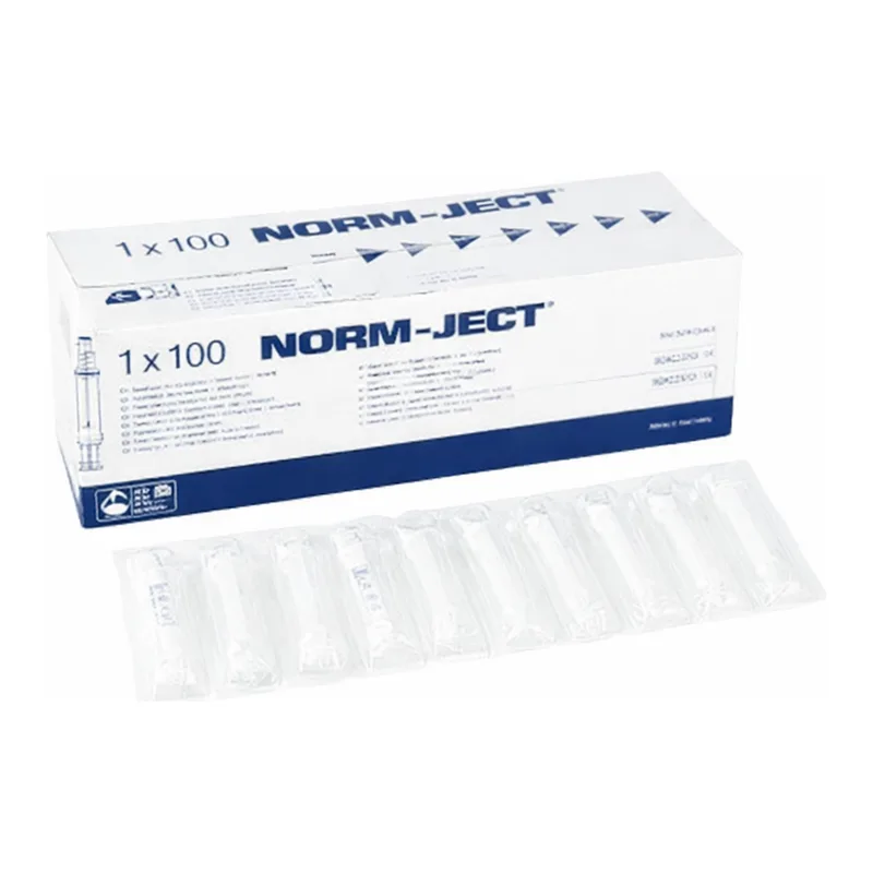 Restek Norm-Ject Plastic Syringe, 5mL Luer Lock Tip 100pk