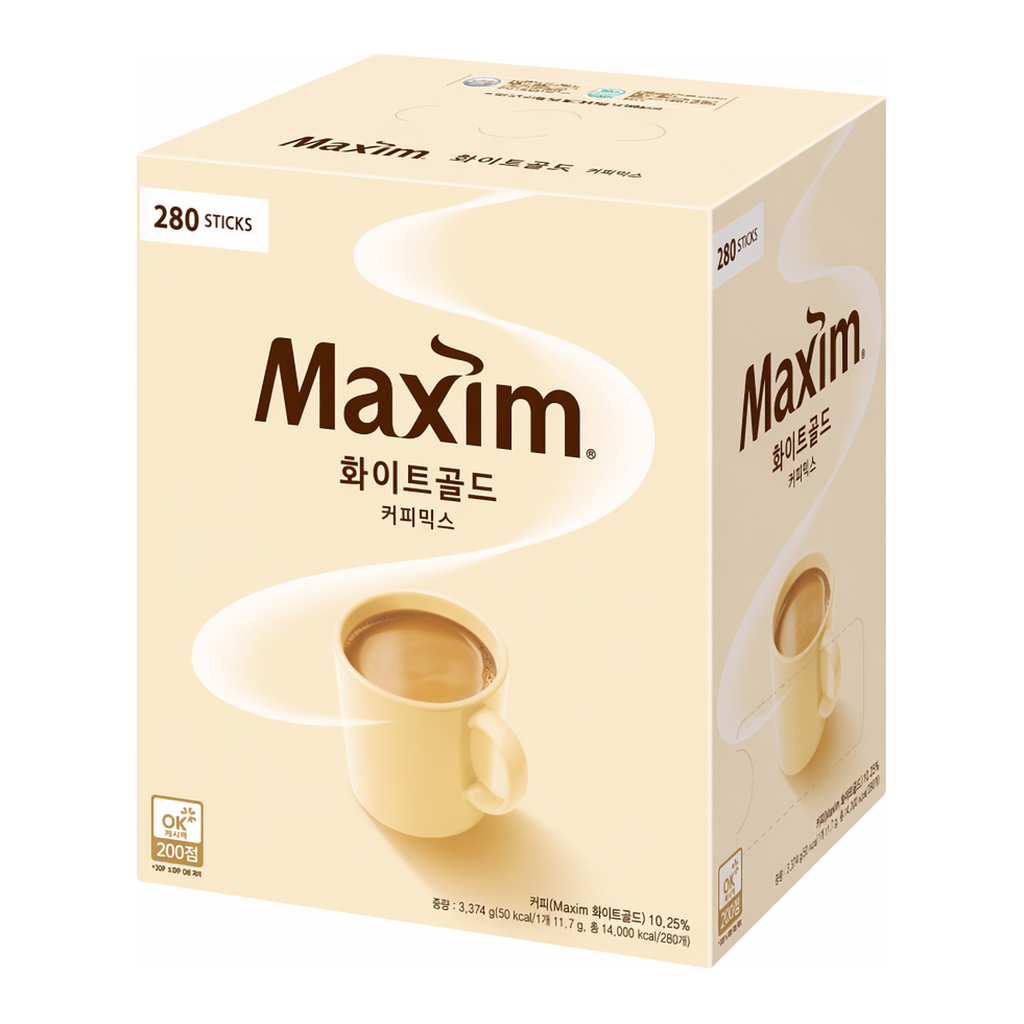 OFFICENEX 맥심 화이트골드 커피믹스(11.7g*280T/동서식품)