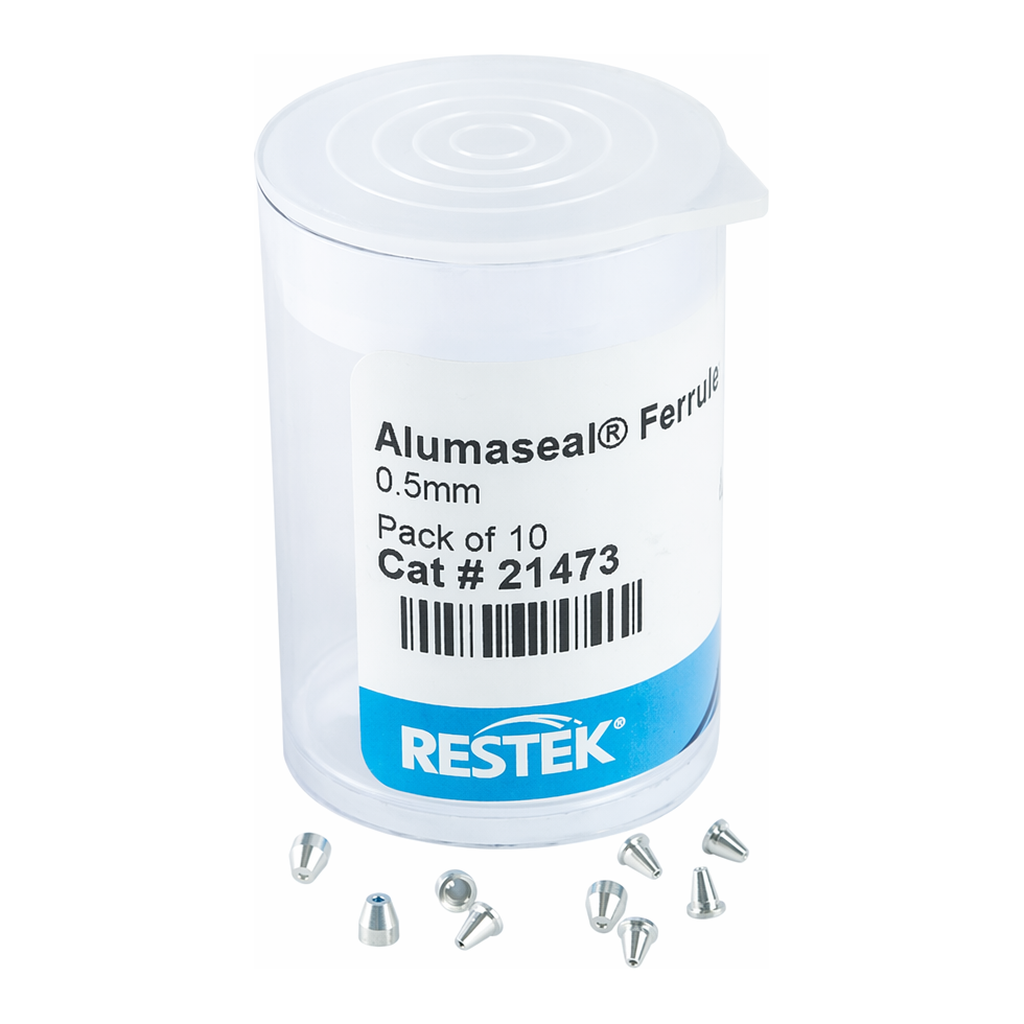 Restek Alumaseal Ferrule, 0.5mm, 10pk
