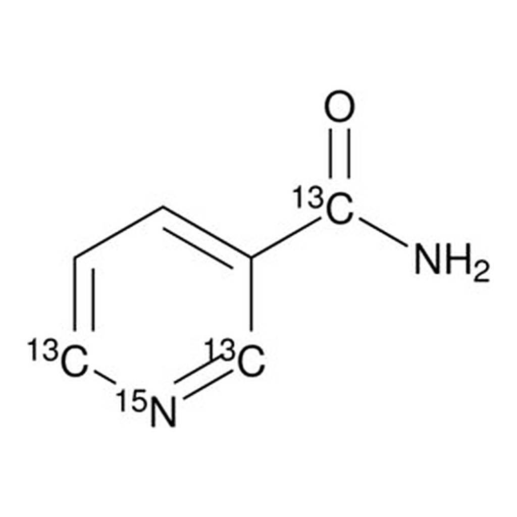 Merck NICOTINAMIDE-2,6,7-13C3-(PYRIDYL-15N)>=&
