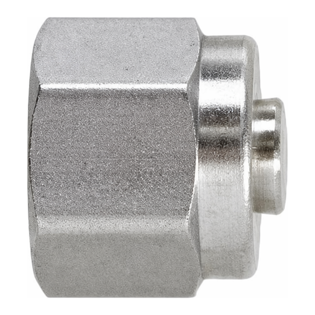 Restek Swagelok Fitting, Stainless Steel, 1/4in Plug, 4-pk