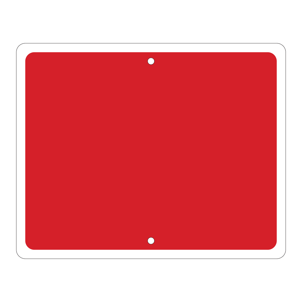 Brady Blank Sign