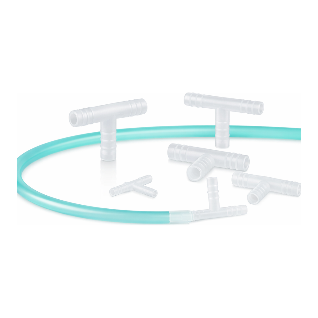 AS ONE PVDF Tube Connector (T-Type), PVDF 튜브 커넥터(T형)