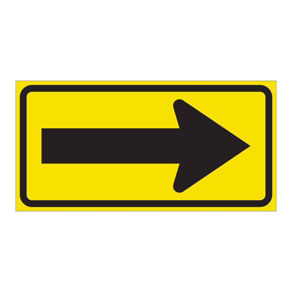 Brady Right Arrow Sign